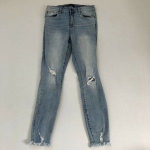 Seethrusoul Jeans Women's 29 Blue High Rise Ankle Skinny Denim Pants Size 29X28